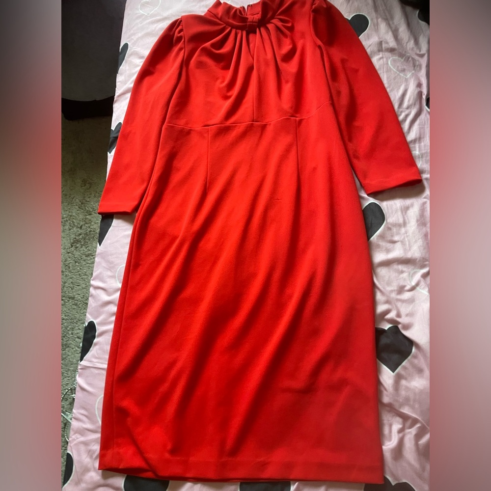 Calvin Klein Vibrant Red Dress